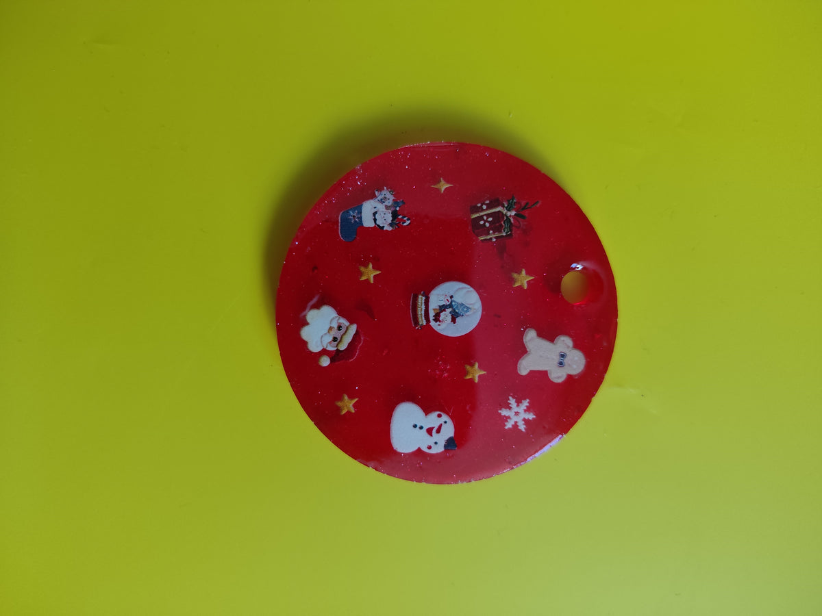 🎄 Lot de 3 aimants décoratifs de Noël – Créations artisanales 🎅